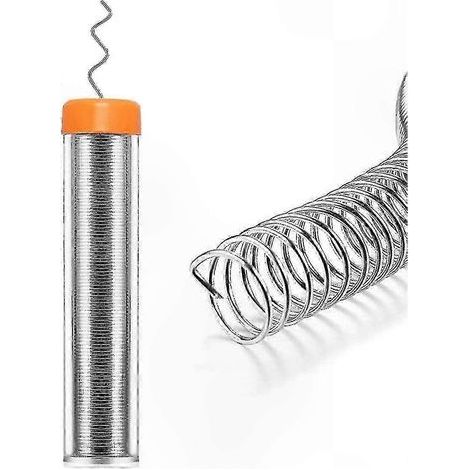 Fil à souder sans plomb à âme de colophane de 0.8 mm. adapté à l'électrotechnique. orange. (1/5)