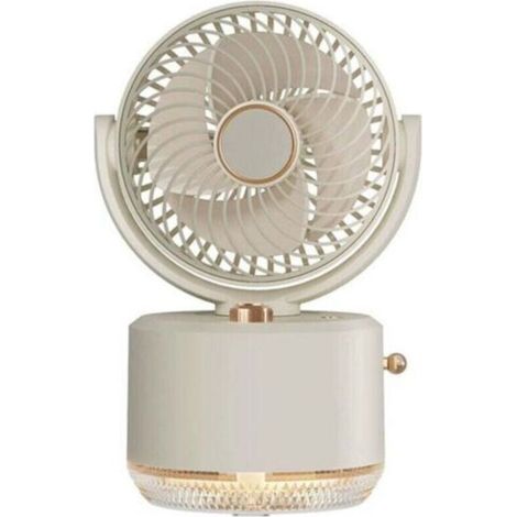 Portable fan with 300ml humidifier and ambient light - 3 speeds, 1800mAh lithium battery (1/4)