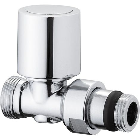 Valvola diritta termostatizzabile cromo attacco rame multistrato - 1/2"