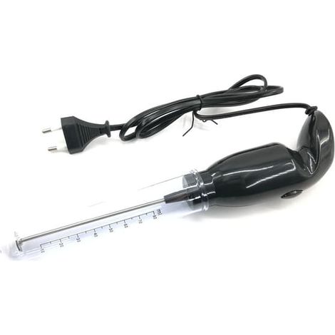 Batteur électrique à main pour frappé grec, puissant, 25 W, mousseur à lait turbo, fouet, bâtonnet mélangeur de 15 cm, noir
