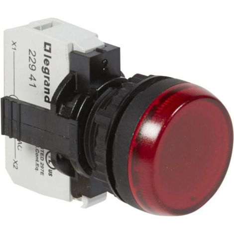 Voyant lumineux Osmoz complet IP69 rouge - 230V - LEGRAND