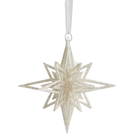 Glitzernder Weihnachtsschmuck, Christbaumschmuck – Explodierende Sterne