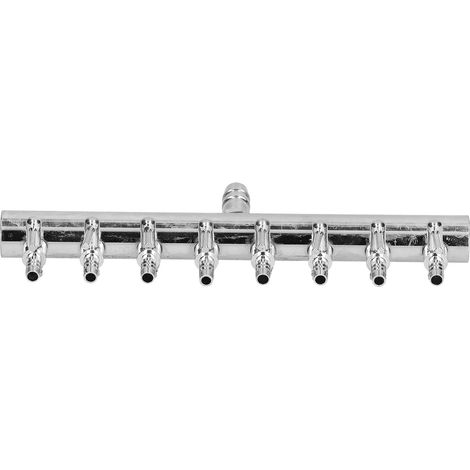 Vanne de distribution pour aquarium, tuyau d'oxygène pour aquarium, interrupteur de réglage du dioxyde de carbone, vanne de distribution en acier inoxydable, 8 têtes (1/5)