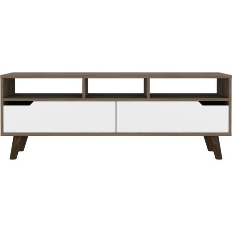 Mueble de Televisor Oslo con estantería Bellota / Blanco (1/5)
