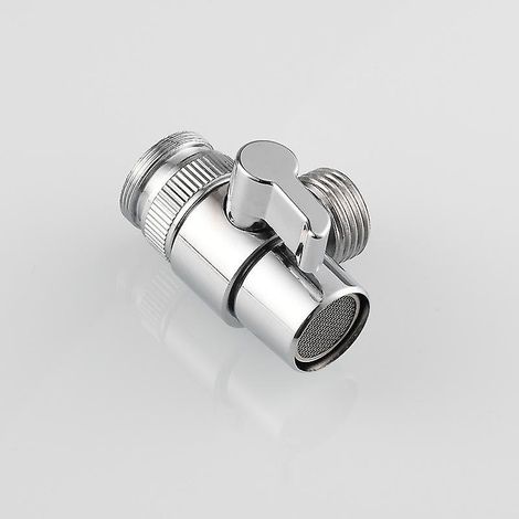 Robinet inverseur pour lavabo, robinet d'évier, vanne en laiton pour pommeau de douche, robinet d'arrêt pour salle de bain K (1/5)