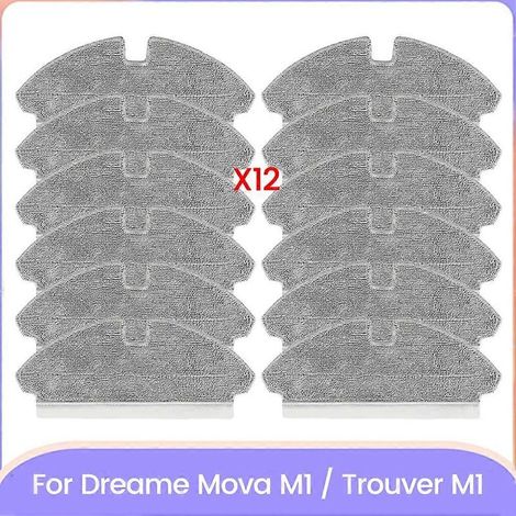 Lingettes de nettoyage pour aspirateur Dreame Mova M1/Trouver M1 - Pièces de rechange - Accessoires de nettoyage ménager efficaces (8 pièces) (1/5)