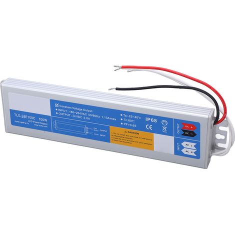 Alimentation LED étanche IP68, résistante à la corrosion, accessoires d'éclairage, AC 180-264 V 100 W, DC 24 V 4 A (1/5)