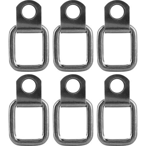 Anneaux D d'arrimage pliables, accessoires de remplacement adaptés à la Jeep Wrangler 2007 – 2017, 6 pièces (1/5)