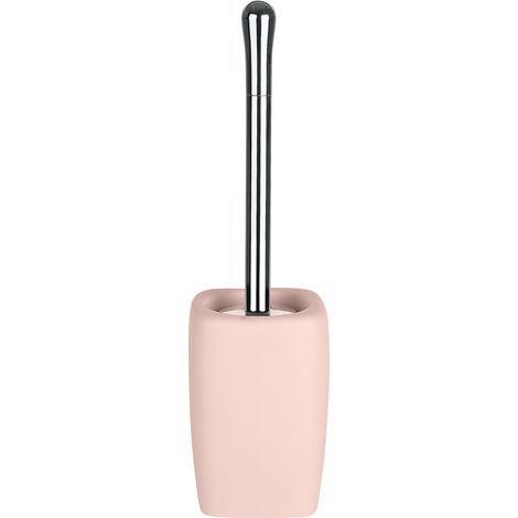 Brosse WC avec Support Céramique Retro Rose Pastel