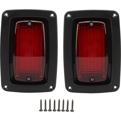 Paar 1017035 DC12V Hochleistungs-LED-Rückleuchten, stilvolles Design, Ersatzteilset für Club Car DS Golfwagen