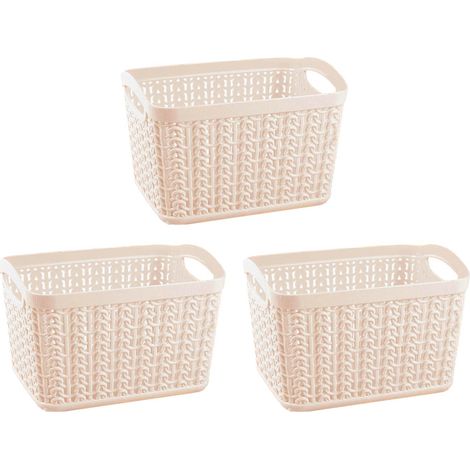 Kit 7house di 3 cestini rettangolari da 1,5 litri