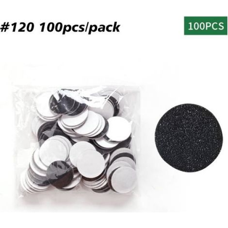 Disques Abrasifs - Pour Ponceuse À Ongles - Élimination Des Callosités - 100 Pièces (1/4)
