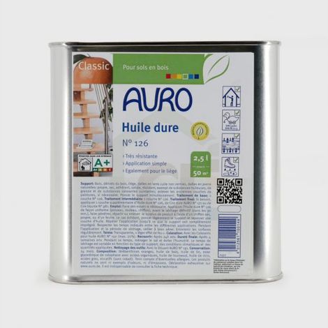 Huile dure pour sols n°126 AURO,