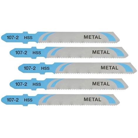 Lame de scie sauteuse DeWALT, Longueur de coupe 50mm, pour Métal, X 5 ( Prix pour Paquet de 5 )