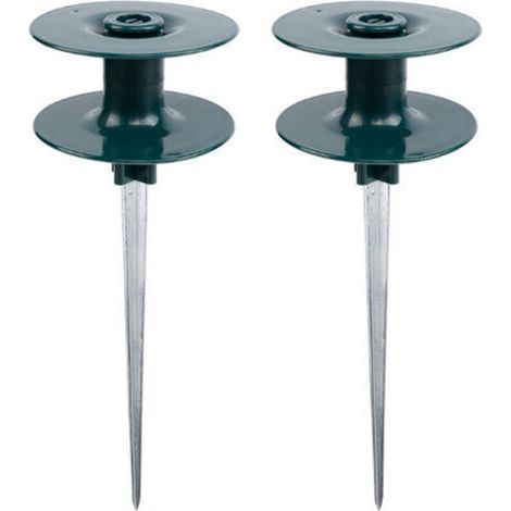 Gartenschlauchführungen (grün) – 2er-Pack (1/5)