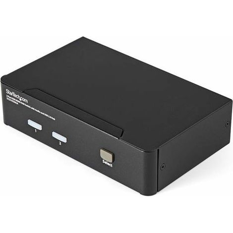 StarTech.com Conmutador Switch KVM 2 puertos HDMI con Hub Concentrador USB 2.0 Audio - 1920x1200 (1/4)