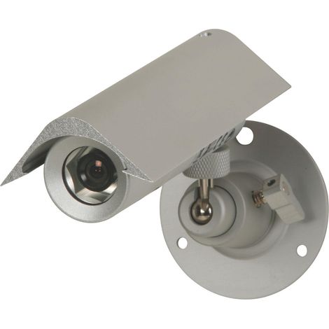 EtiamPro Analoge Überwachungskamera, Außen-Sicherheitskamera, Bullet-Kamera, wasserdicht, wetterfest, 750 TV-Linien, zylindrisch, Einzelkabel für Stromversorgung und Videosignal (1/4)