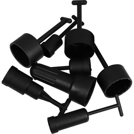 Anneaux de Fixation pour Douilles E14 E26 E27 G9 en Plastique Lot de 8 Pièces Résistants à l’Usure avec Poignée Antidérapante pour Maintenance de Lampes (1/5)