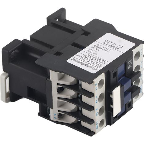 18-A-Wechselstromschütz, normalerweise offen, hochempfindlich, hochleitfähig, flammwidrig, industrieller Elektroschütz, 110 V Wechselstrom (1/5)