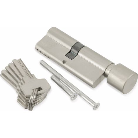 MASTERPROOF Sicherheits-Schließzylinder mit Knauf 1018-PJXY, 80 mm (1/4)