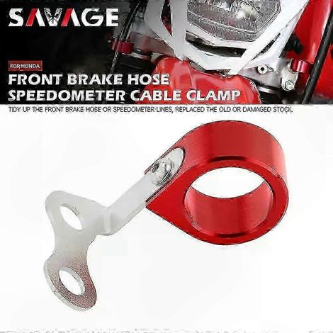 Collier de fixation universel pour câble de compteur de vitesse avant de moto, compatible avec les modèles 250R, 400R, 650R et autres motos tout-terrain. (1/5)