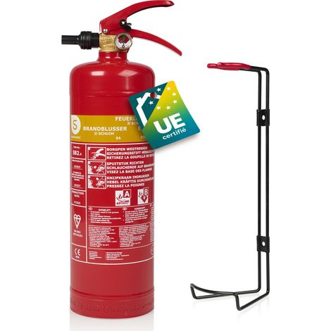 Extincteur Mousse – 2 L – pour Feux AB de combustibles ordinaires (1/5)