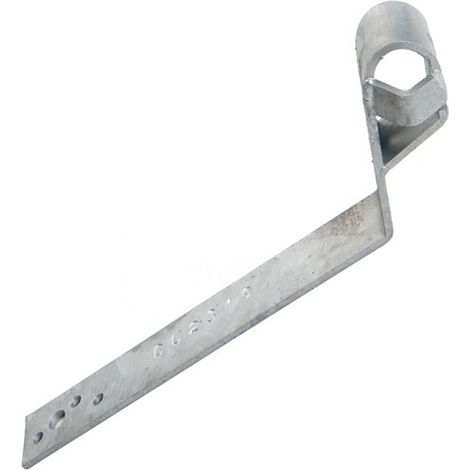 DIMOS - Ancrage bas de toit galva forte pente L 40cm spécial mini-crosse - 55 mm