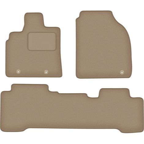 Velours-Fußmatten für: Acura MDX I SUV (2001–2006), beige (1/5)