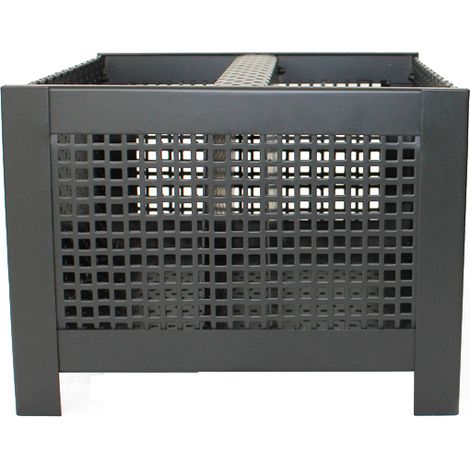 Panier à pellets carré 240mm – Pour bois dur – Dimensions 240x180x240mm – Idéal pour cheminée et poêle à granulés – Lienbacher