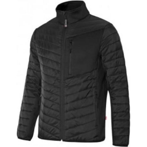 chaqueta ligera acolchada. nylon acolchado. tejido técnico stretch. cremallera invertida. tapeta interna protectora - ve talla l