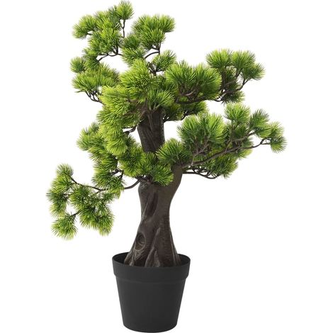 Bonsaï de pin artificiel avec pot 60 cm Vert CFW880012 (1/5)