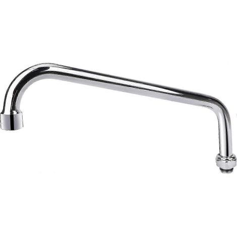 Kit de remplacement de bec pivotant de 30 cm (12 pouces) - Bec additionnel en acier inoxydable pour robinet d'évier de cuisine commerciale (1/4)