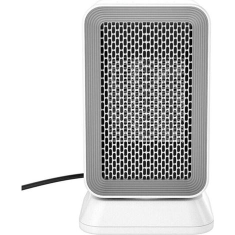 Mini termoventilatore, termoventilatore in ceramica da 1000 W, elemento riscaldante in ceramica PTC, bianco, 12.111.320.3 cm