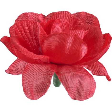 Rose artificielle rouge 5 cm