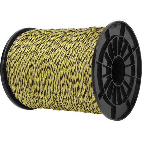 Fil électrique de clôture en acier inoxydable, bonne conductivité, léger, réutilisable, cordon pour animaux de ferme