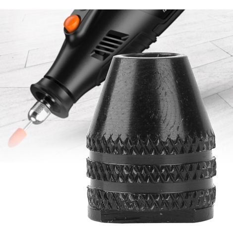 7 mm Dreibacken-Spannzangenadapter für elektrische Schraubendreher und Bohrmaschinen (kurzer Schaft) (1/5)