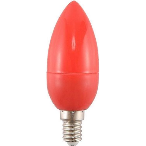 Ampoules LED E14 pour bougies, lampe porte-bonheur rouge, bougies à économie d'énergie (1/5)