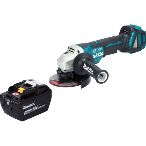 Smerigliatrice angolare a batteria Makita DGA 517 Z 18 V 125 mm Brushless + 1x batteria 9,0 Ah - senza caricabatterie (1/5)