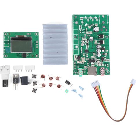 7-W-PLL-Stereo-FM-Sender mit LCD-Display, 76–108 MHz für Rundfunkzwecke (1/5)
