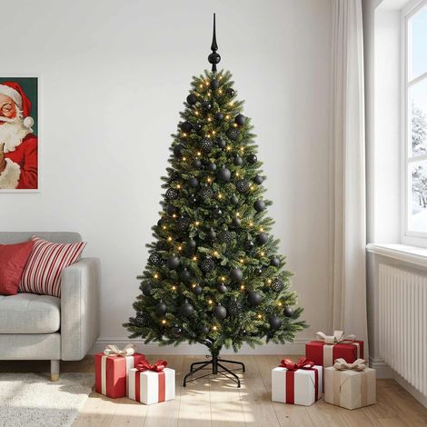 vidaXL Árbol de Navidad Artificial con Adorno 240 cm 300 LED (1/2)
