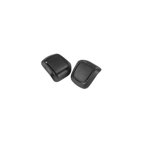 Poignée inclinable de siège avant pour Ford Fiesta MK6 3 portes 2002-2008 Plastique noir Installation facile Lot de 2 poignées
