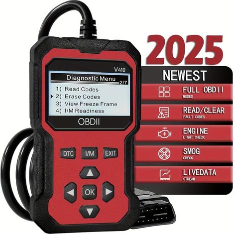 Scanner OBD-II universel avancé : pour le diagnostic des codes d'erreur moteur (1/5)