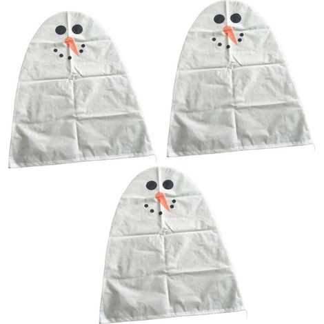 3 PCS Plantes Housse D'hivernage Housse de Protection,Protège bonhomme de neige de Noël, 90x103cm (1/5)