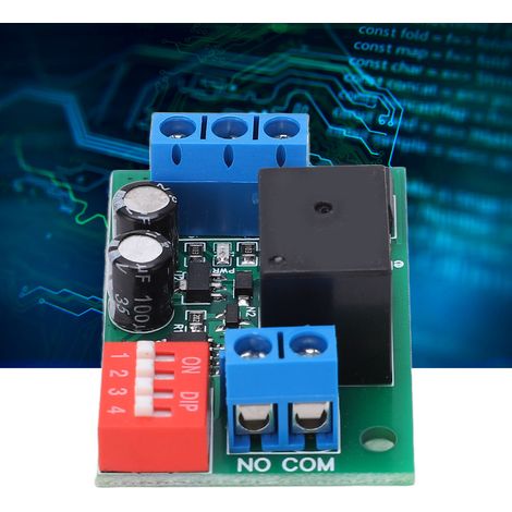 Module relais de coupure temporisée à déclenchement ACC 12 V CC (1/5)