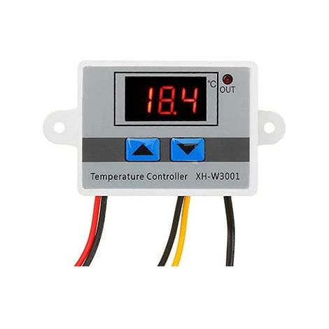 Thermostat numérique 220 V, régulateur de température pour le refroidissement et le chauffage (1/4)