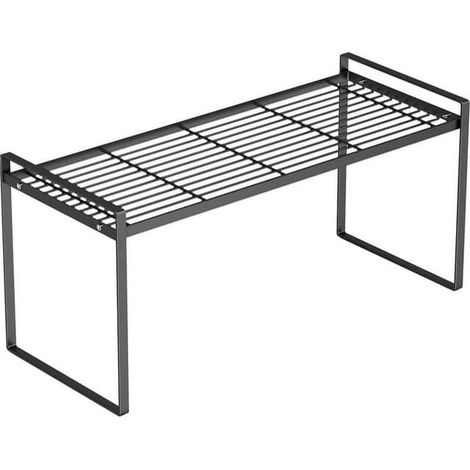 Étagère de rangement, Sous Armoire de lavabo, Acier, Stackable, Résistant à la rouille, Sturdy, Non-dérapant, 50cm (1/3)