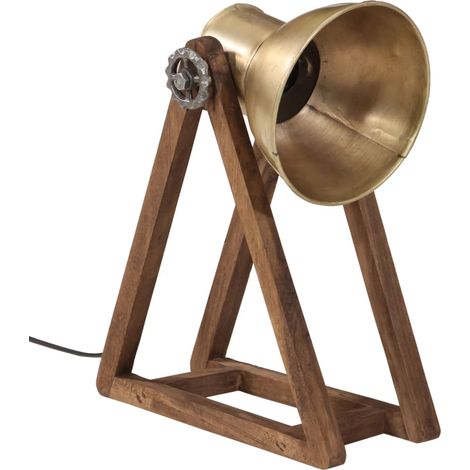 Lampe de bureau 25 W laiton antique 30x17x40 cm E27