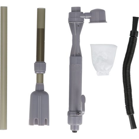 Nettoyeur de Gravier pour Aquarium 3‑en‑1 Électrique, Changement d'Eau et Aspirateur Multifonction