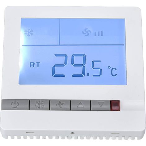 Thermostat intelligent multifonction pour climatiseur avec fonction de ventilation AC220V pour hôtels, restaurants et salles de réception. (1/5)