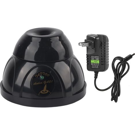 Agitateur électrique à pigment de tatouage, mixeur vortex pour vernis à ongles UV gel, noir, 100-240V, prise US (1/5)